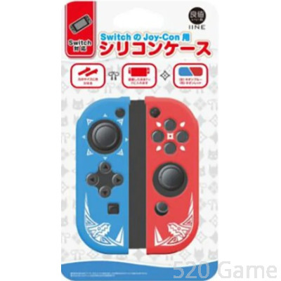 NS 良值  Joy Con 保護套 魔物獵人 紅藍 L501 NS 良值  Joy Con 保護套 魔物獵人 紅藍 L501